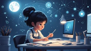 What Datanyze and BuiltWith Have in Common, Digital art, technology concept, abstract, clean lines, minimalist, corporate blue and white, data visualization, glowing nodes, wordpress, php, html, css