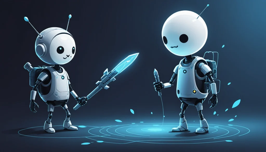 Similarities Between Hunter.io and GetEmail.io, Digital art, technology concept, abstract, clean lines, minimalist, corporate blue and white, data visualization, glowing nodes, wordpress, php, html, css