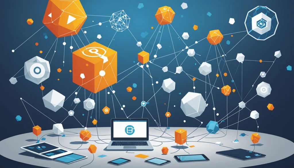 How Spam Traps and Honeypots Are Similar Risks, Digital art, technology concept, abstract, clean lines, minimalist, corporate blue and white, data visualization, glowing nodes, wordpress, php, html, css