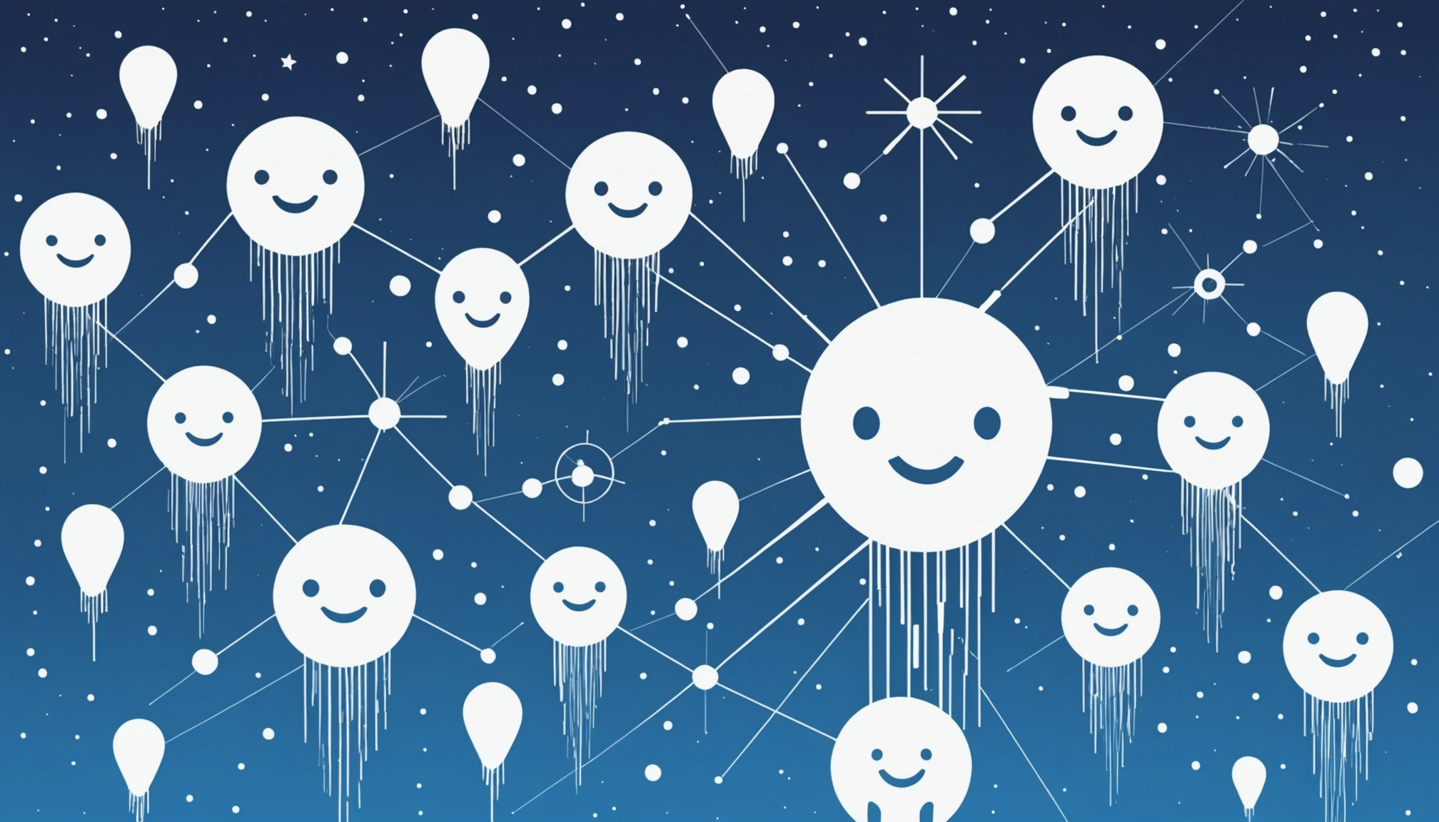 Shared Challenges of CAPTCHA and Cloudflare, Digital art, technology concept, abstract, clean lines, minimalist, corporate blue and white, data visualization, glowing nodes, wordpress, php, html, css