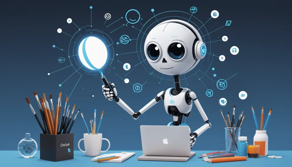What Conversion Rate and ROI Have in Common, Digital art, technology concept, abstract, clean lines, minimalist, corporate blue and white, data visualization, glowing nodes, wordpress, php, html, css