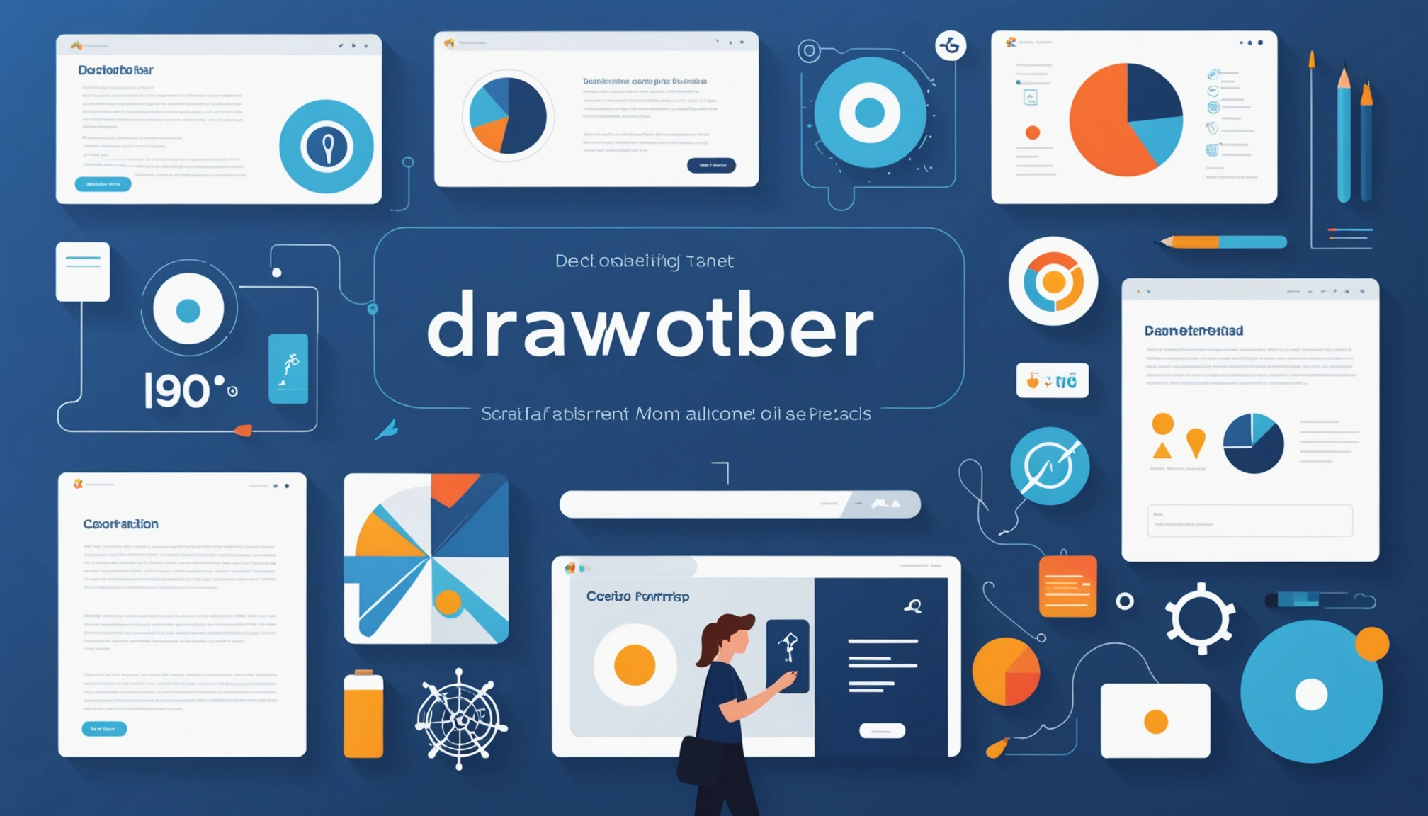 Common Features of GDPR and CAN-SPAM Compliance, Digital art, technology concept, abstract, clean lines, minimalist, corporate blue and white, data visualization, glowing nodes, wordpress, php, html, css