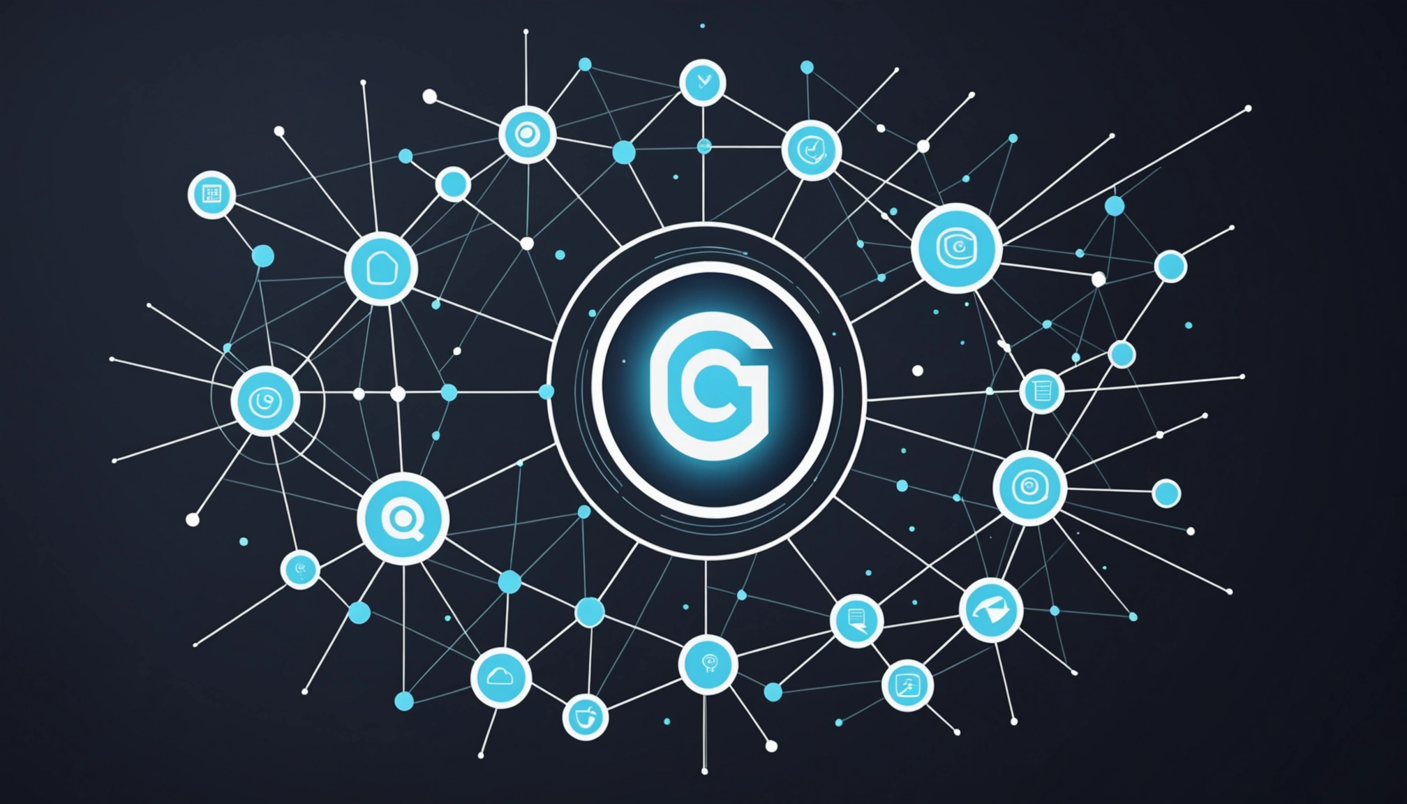 Similarities Between Data Sovereignty and Data Residency, Digital art, technology concept, abstract, clean lines, minimalist, corporate blue and white, data visualization, glowing nodes, wordpress, php, html, css