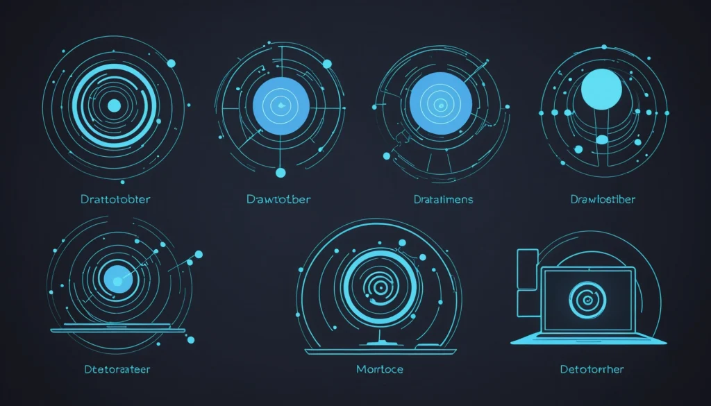 Similarities Between User Agents and Browser Fingerprints, Digital art, technology concept, abstract, clean lines, minimalist, corporate blue and white, data visualization, glowing nodes, wordpress, php, html, css