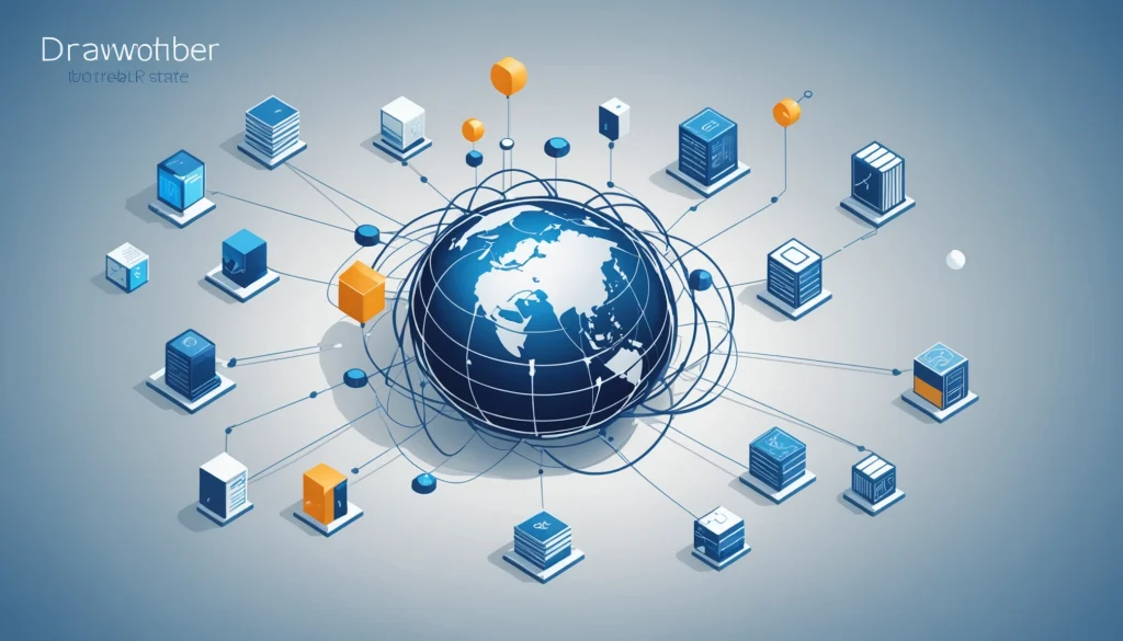 Common Features of ETL and ELT Processes, Digital art, technology concept, abstract, clean lines, minimalist, corporate blue and white, data visualization, glowing nodes, wordpress, php, html, css