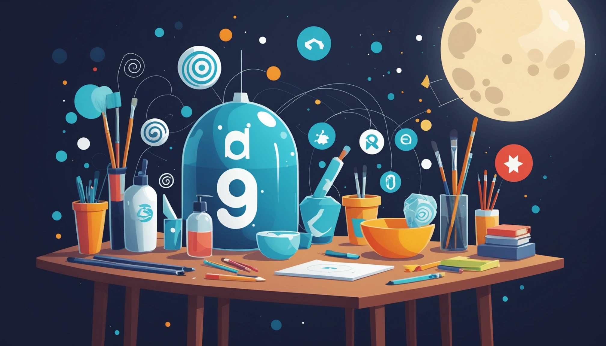 What SOAP and JSON-RPC Have in Common, Digital art, technology concept, abstract, clean lines, minimalist, corporate blue and white, data visualization, glowing nodes, wordpress, php, html, css