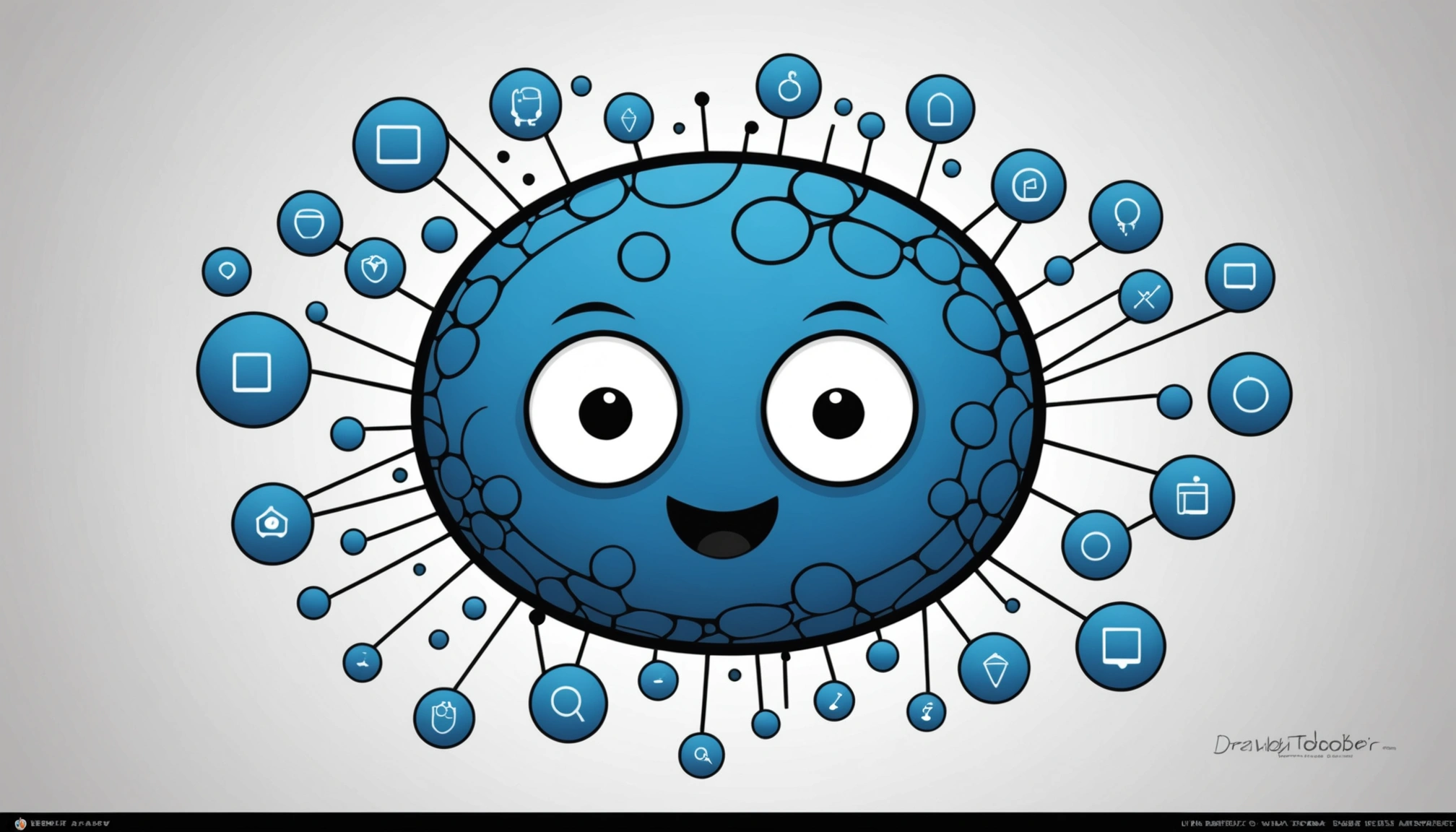 What Cheerio and lxml Have in Common for Parsing, Digital art, technology concept, abstract, clean lines, minimalist, corporate blue and white, data visualization, glowing nodes, wordpress, php, html, css