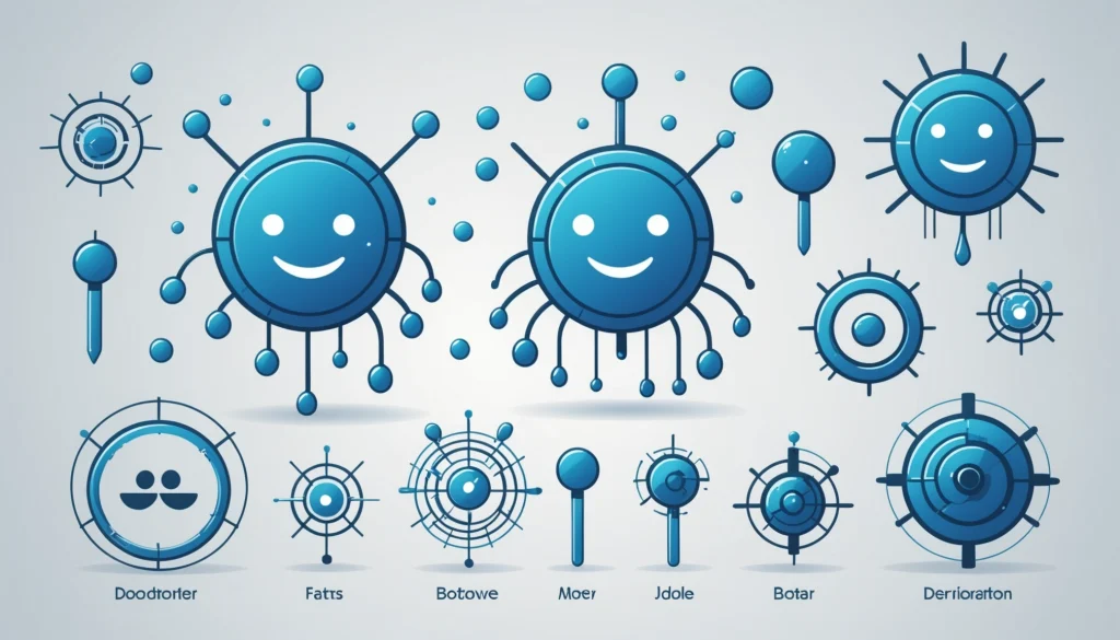 Similarities Between Jenkins and GitLab CI, Digital art, technology concept, abstract, clean lines, minimalist, corporate blue and white, data visualization, glowing nodes, wordpress, php, html, css