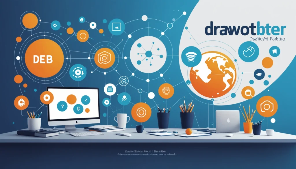 Similarities Between Business Intelligence and Data Analytics, Digital art, technology concept, abstract, clean lines, minimalist, corporate blue and white, data visualization, glowing nodes, wordpress, php, html, css