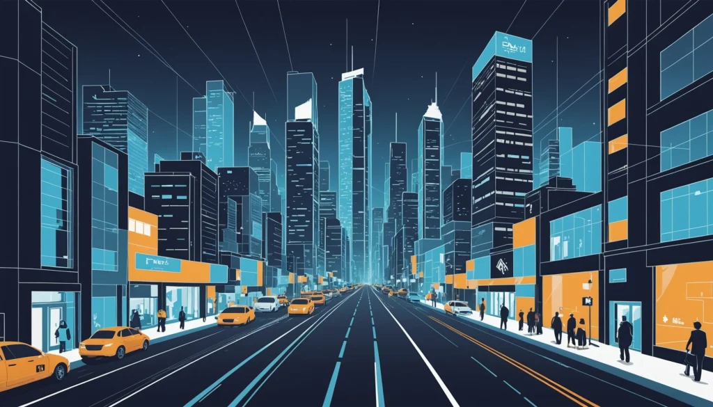 How to Scrape Real Estate Agents in Your City, Digital art, technology concept, abstract, clean lines, minimalist, corporate blue and white, data visualization, glowing nodes, wordpress, php, html, css