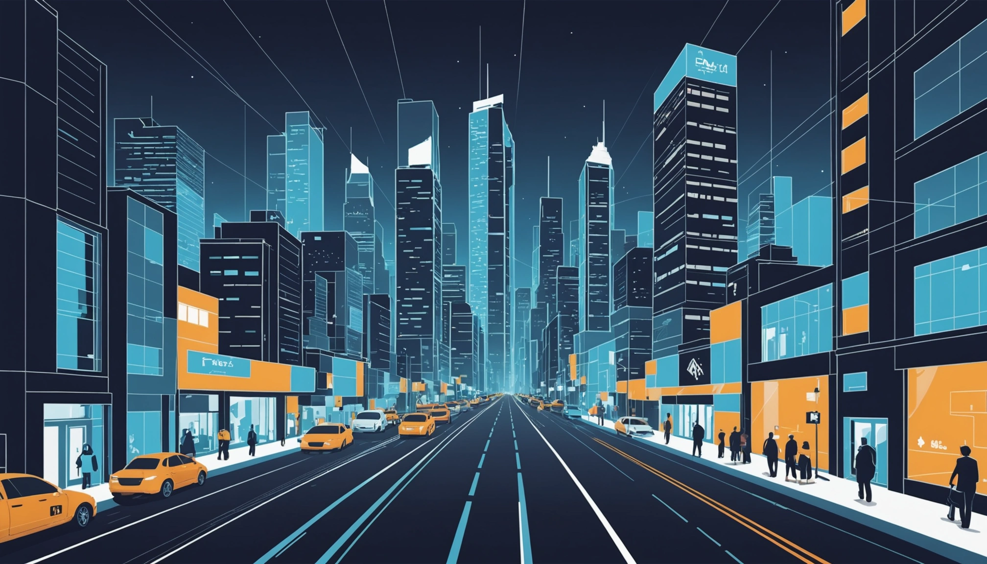 How to Scrape Real Estate Agents in Your City, Digital art, technology concept, abstract, clean lines, minimalist, corporate blue and white, data visualization, glowing nodes, wordpress, php, html, css