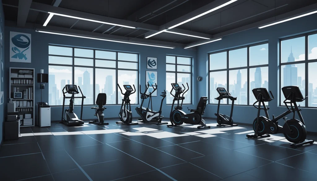 How to Scrape Gyms and Fitness Centers, Digital art, technology concept, abstract, clean lines, minimalist, corporate blue and white, data visualization, glowing nodes, wordpress, php, html, css