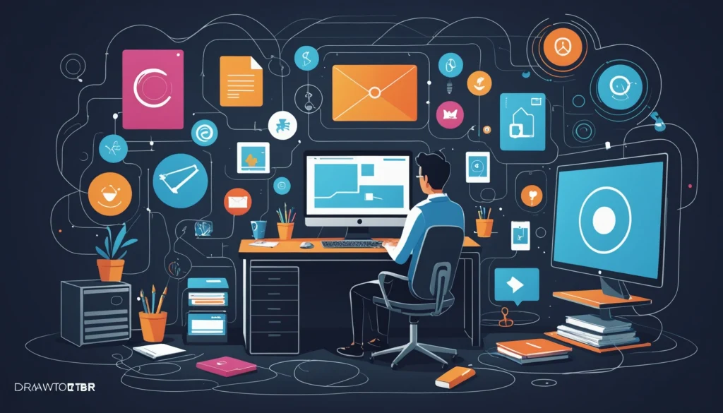 How to Extract Emails from Craigslist Posts, Digital art, technology concept, abstract, clean lines, minimalist, corporate blue and white, data visualization, glowing nodes, wordpress, php, html, css