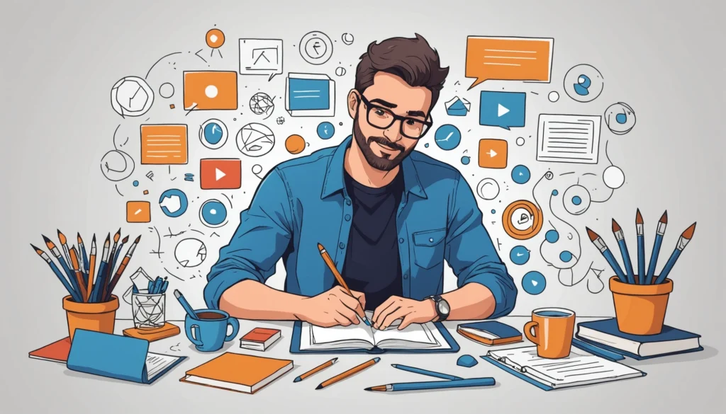 How to Find Freelancers on Upwork and Fiverr, Digital art, technology concept, abstract, clean lines, minimalist, corporate blue and white, data visualization, glowing nodes, wordpress, php, html, css
