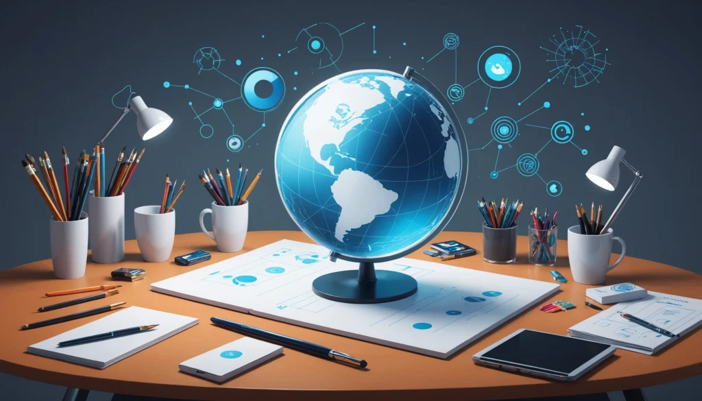 How to Scrape Private Equity Firms, Digital art, technology concept, abstract, clean lines, minimalist, corporate blue and white, data visualization, glowing nodes, wordpress, php, html, css