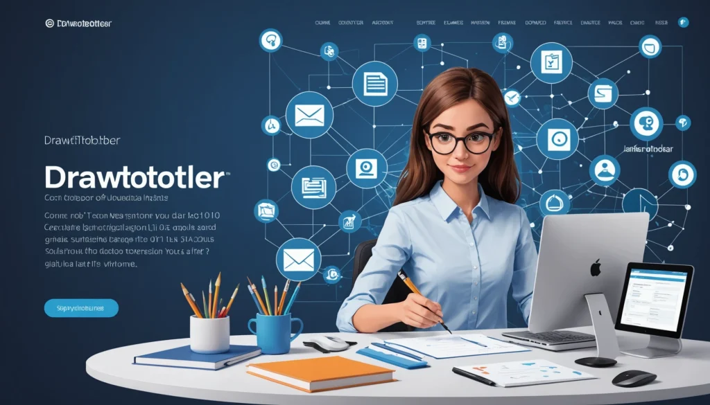 How to Extract Emails from Accountants and CPAs, Digital art, technology concept, abstract, clean lines, minimalist, corporate blue and white, data visualization, glowing nodes, wordpress, php, html, css