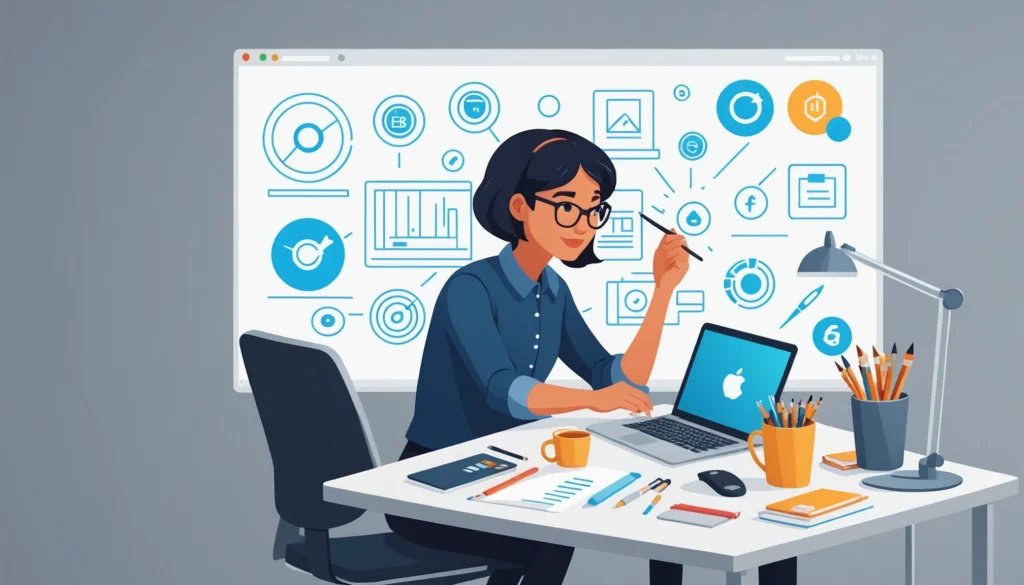 How to Scrape SEO Agencies for White Labeling, Digital art, technology concept, abstract, clean lines, minimalist, corporate blue and white, data visualization, glowing nodes, wordpress, php, html, css