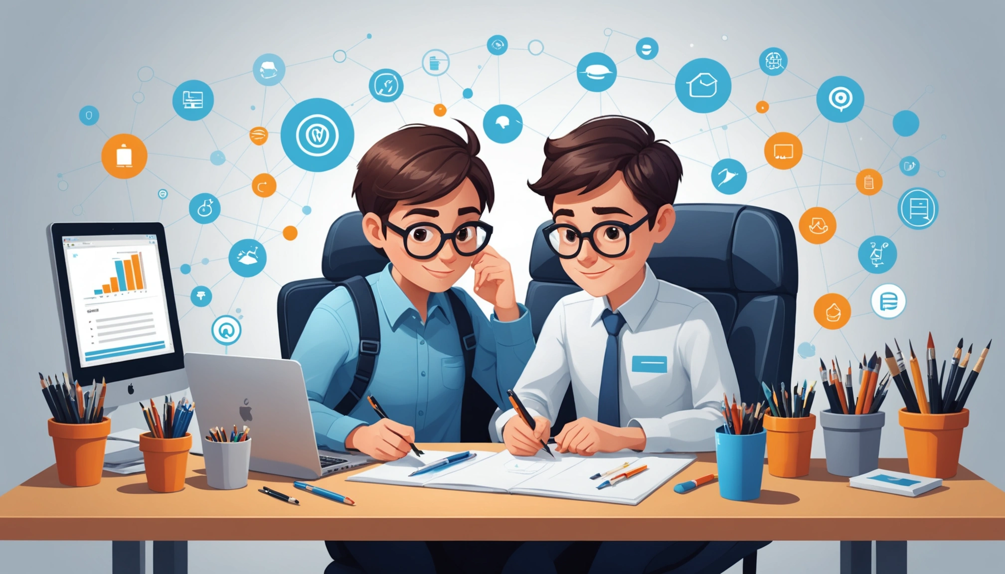 How to Find Product Managers for User Research, Digital art, technology concept, abstract, clean lines, minimalist, corporate blue and white, data visualization, glowing nodes, wordpress, php, html, css