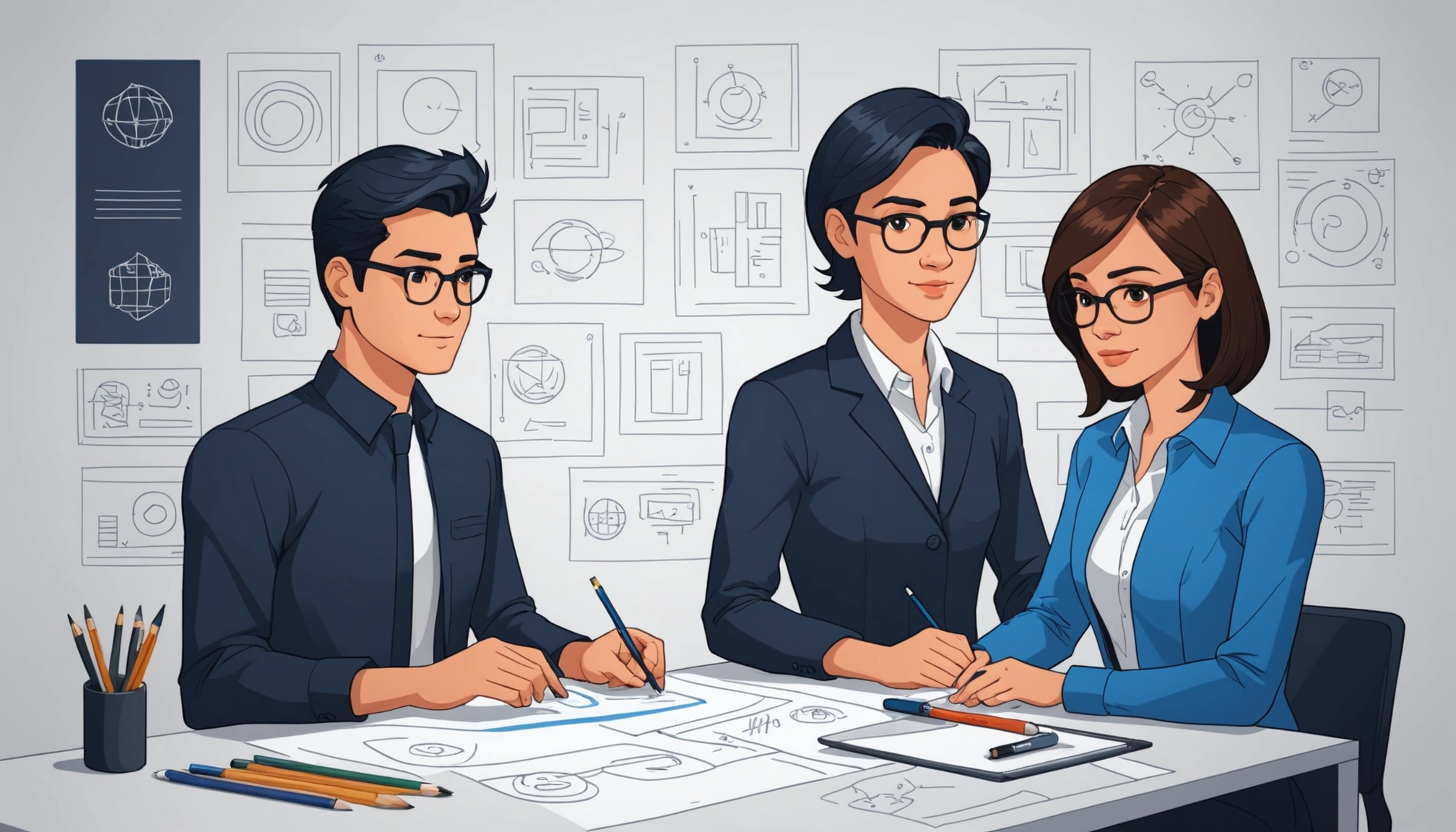 How to Scrape CTOs and VPs of Engineering, Digital art, technology concept, abstract, clean lines, minimalist, corporate blue and white, data visualization, glowing nodes, wordpress, php, html, css