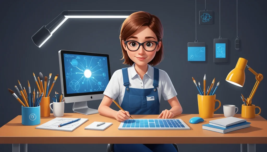 How to Scrape Solar Installers, Digital art, technology concept, abstract, clean lines, minimalist, corporate blue and white, data visualization, glowing nodes, wordpress, php, html, css