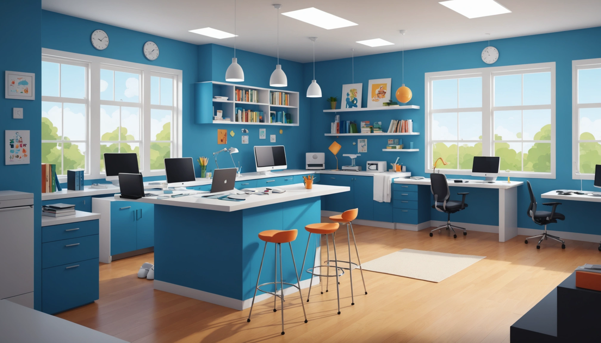 How to Scrape Senior Care Facilities, Digital art, technology concept, abstract, clean lines, minimalist, corporate blue and white, data visualization, glowing nodes, wordpress, php, html, css