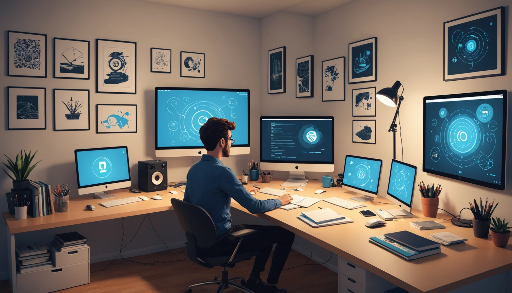 How to Extract Emails from Art Galleries, Digital art, technology concept, abstract, clean lines, minimalist, corporate blue and white, data visualization, glowing nodes, wordpress, php, html, css