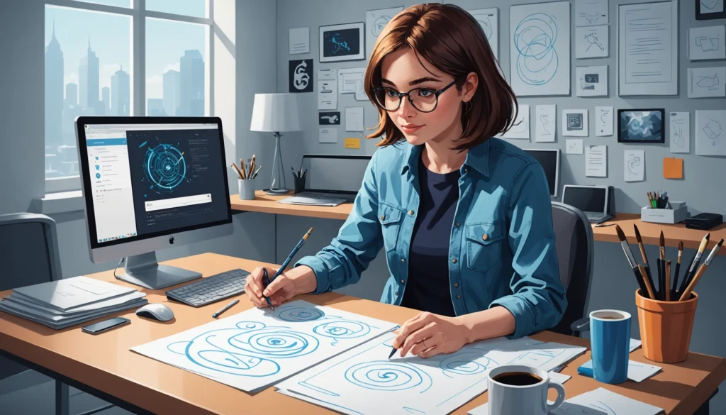 How to Extract Emails from Gravatar, Digital art, technology concept, abstract, clean lines, minimalist, corporate blue and white, data visualization, glowing nodes, wordpress, php, html, css