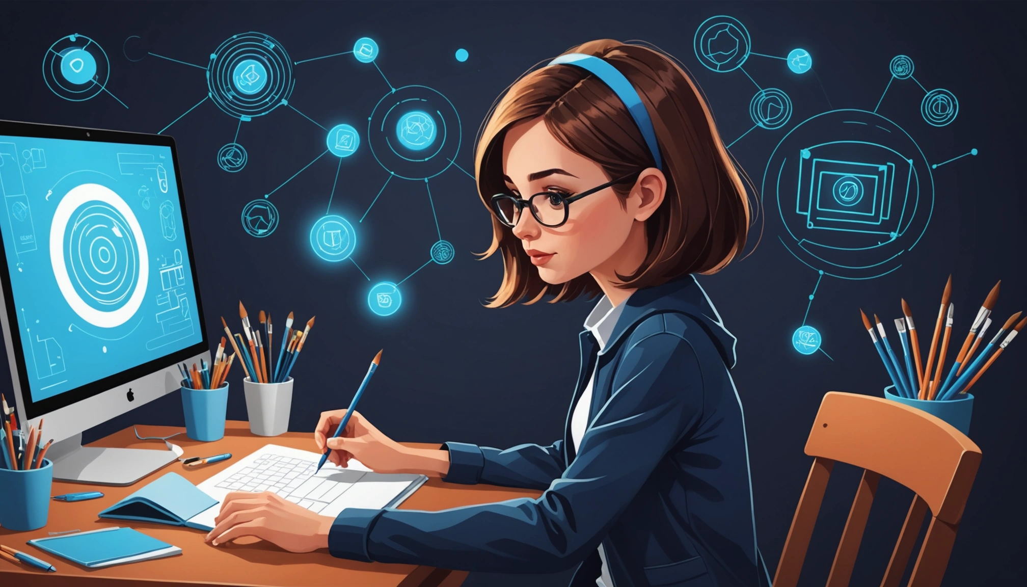 How to Extract Emails from Blogger Sites, Digital art, technology concept, abstract, clean lines, minimalist, corporate blue and white, data visualization, glowing nodes, wordpress, php, html, css