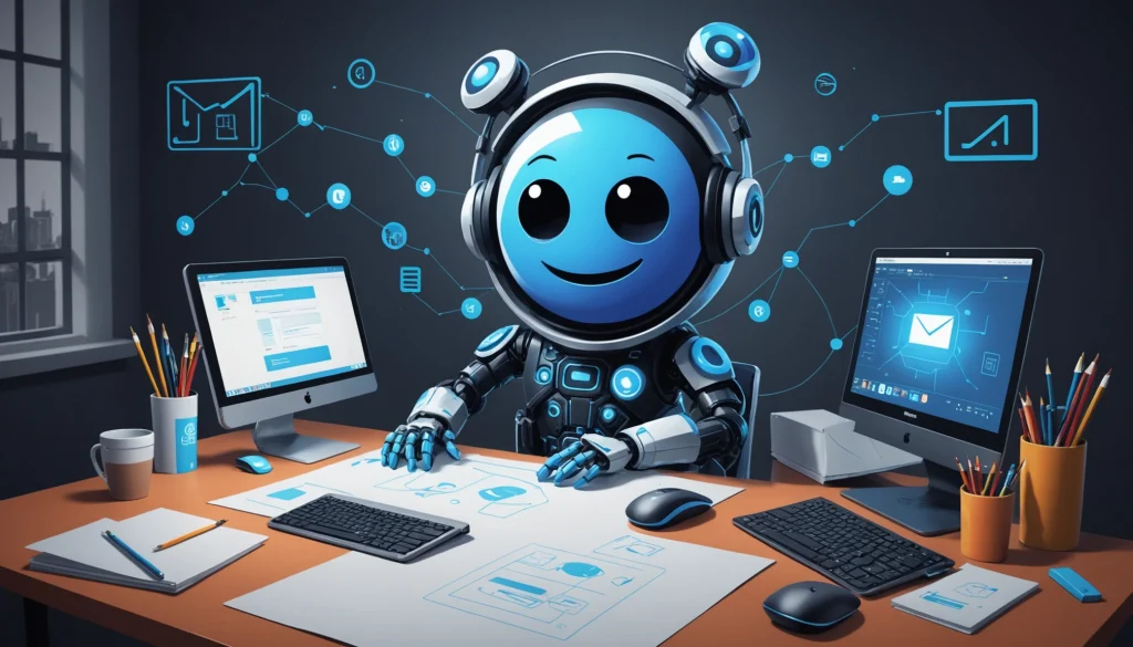How to Extract Emails from Weebly Sites, Digital art, technology concept, abstract, clean lines, minimalist, corporate blue and white, data visualization, glowing nodes, wordpress, php, html, css