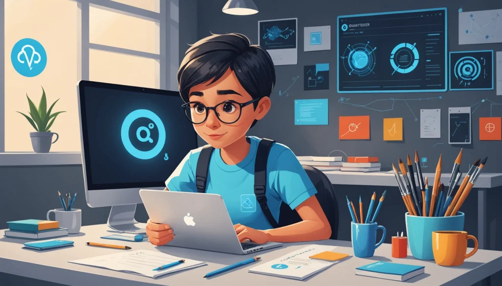 How to Find GoDaddy Site Owners, Digital art, technology concept, abstract, clean lines, minimalist, corporate blue and white, data visualization, glowing nodes, wordpress, php, html, css