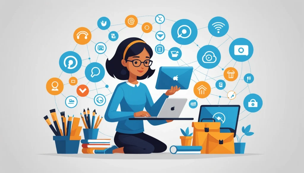 How to Extract Emails from Bing Search Results, Digital art, technology concept, abstract, clean lines, minimalist, corporate blue and white, data visualization, glowing nodes, wordpress, php, html, css
