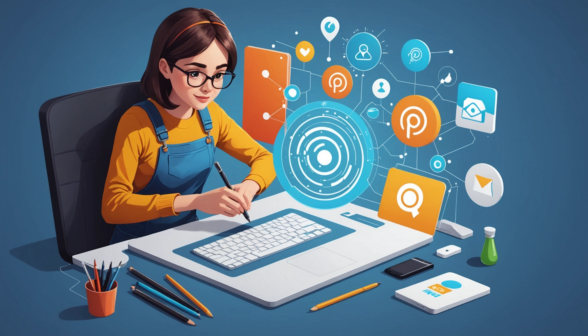 How to Find Mil Email Addresses, Digital art, technology concept, abstract, clean lines, minimalist, corporate blue and white, data visualization, glowing nodes, wordpress, php, html, css