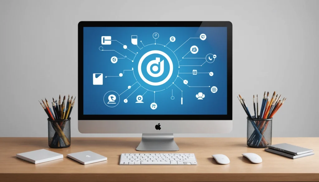 How to Scrape Emails from Word Docs, Digital art, technology concept, abstract, clean lines, minimalist, corporate blue and white, data visualization, glowing nodes, wordpress, php, html, css