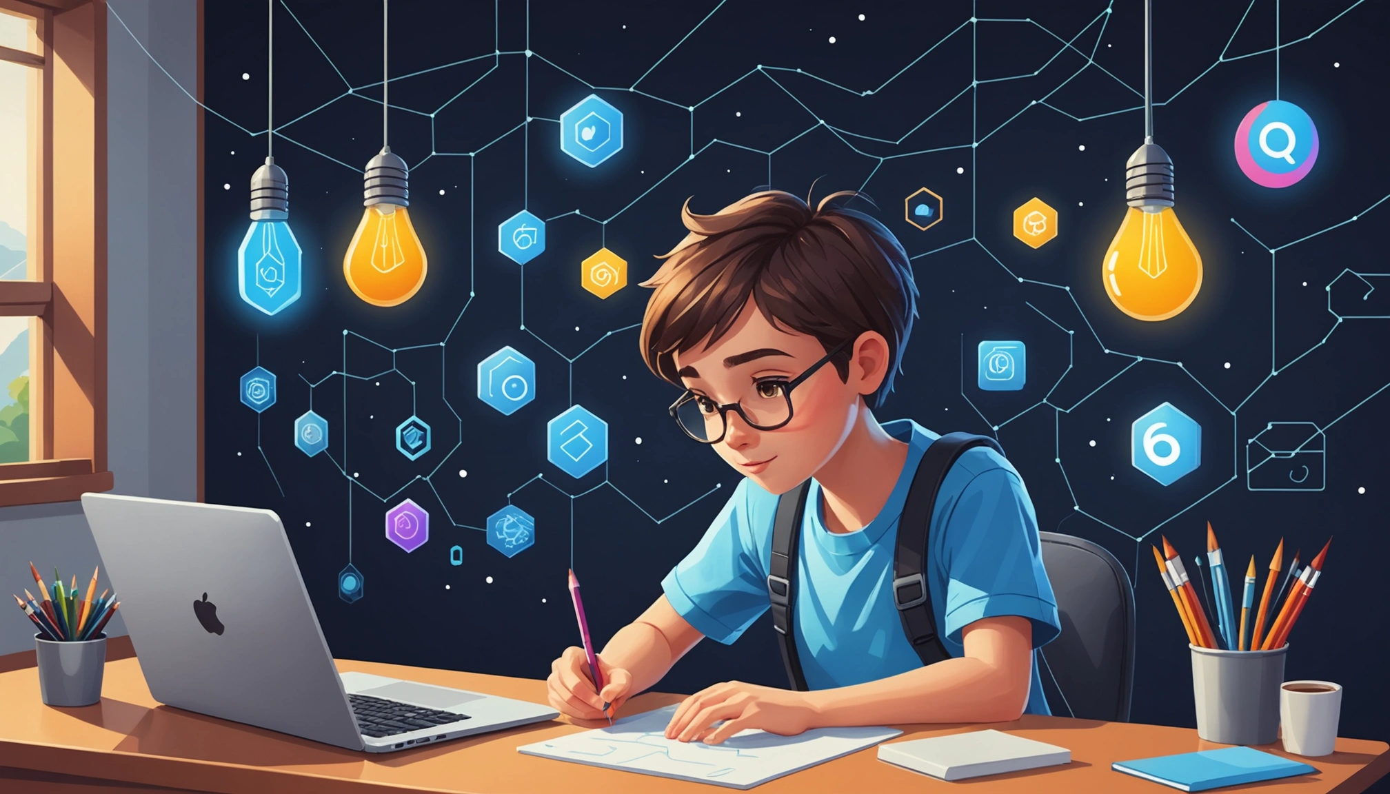 How to Extract Emails from Google Slides, Digital art, technology concept, abstract, clean lines, minimalist, corporate blue and white, data visualization, glowing nodes, wordpress, php, html, css