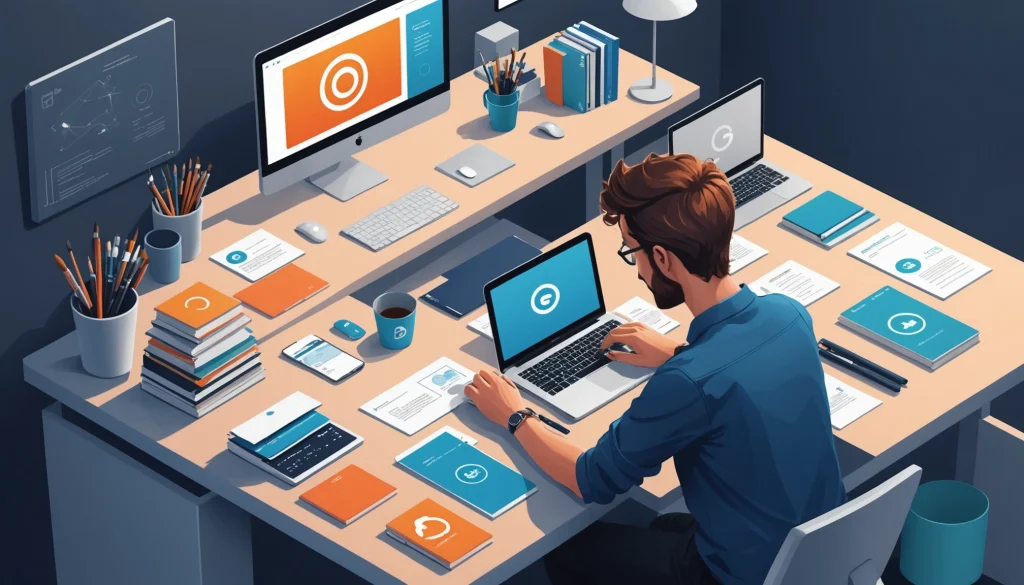 How to Scrape Emails from Copper CRM, Digital art, technology concept, abstract, clean lines, minimalist, corporate blue and white, data visualization, glowing nodes, wordpress, php, html, css