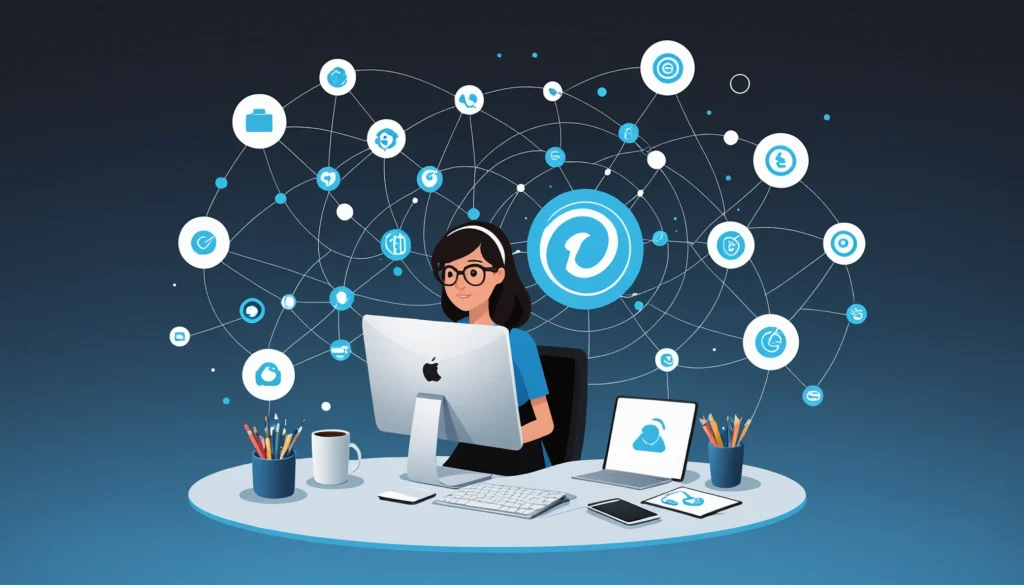 How to Find Emails in Amazon SES, Digital art, technology concept, abstract, clean lines, minimalist, corporate blue and white, data visualization, glowing nodes, wordpress, php, html, css