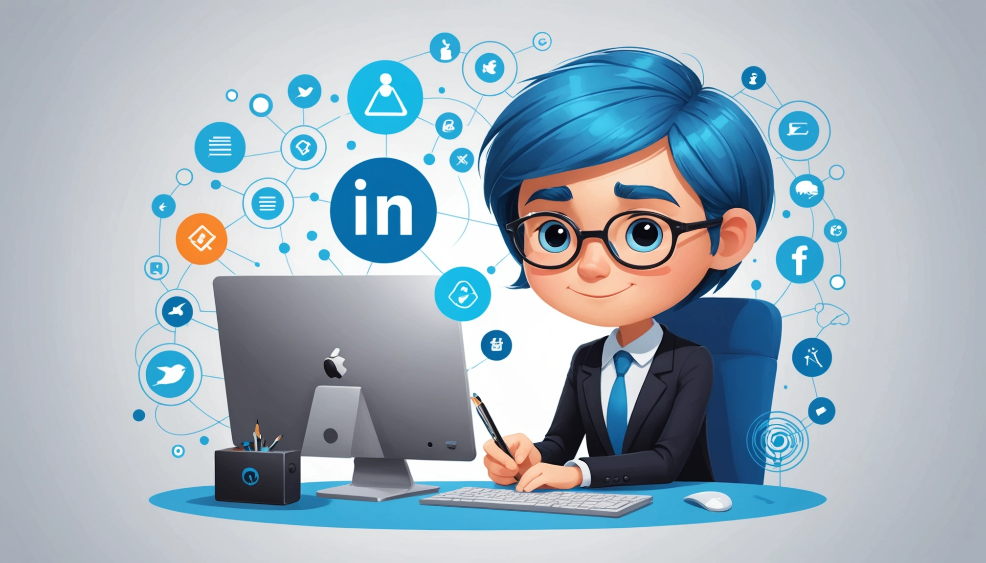 Where to Find CEO Email Addresses Online, Digital art, technology concept, abstract, clean lines, minimalist, corporate blue and white, data visualization, glowing nodes, wordpress, php, html, css