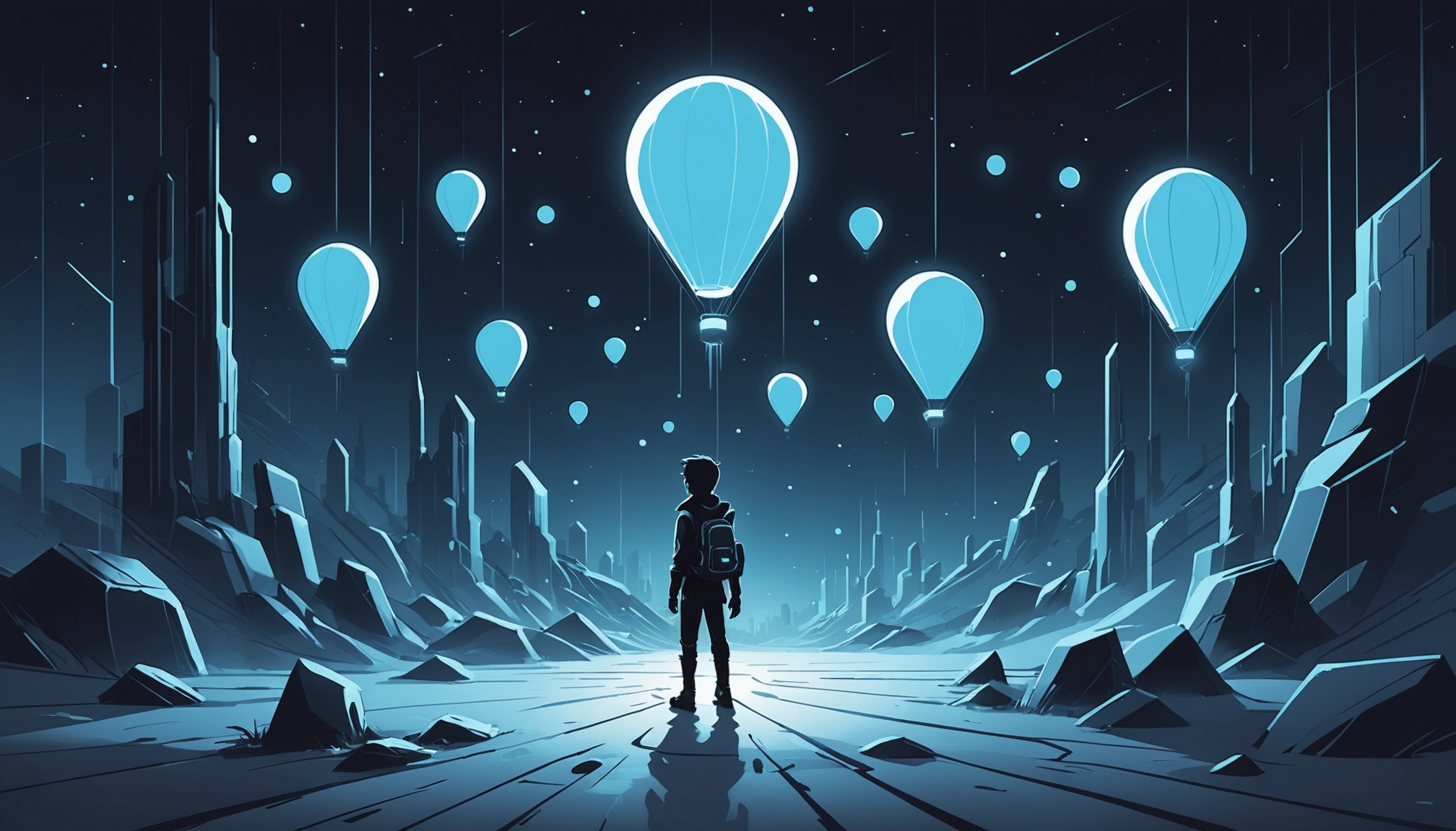 Where to Find Guest Posting Opportunities, Digital art, technology concept, abstract, clean lines, minimalist, corporate blue and white, data visualization, glowing nodes, wordpress, php, html, css