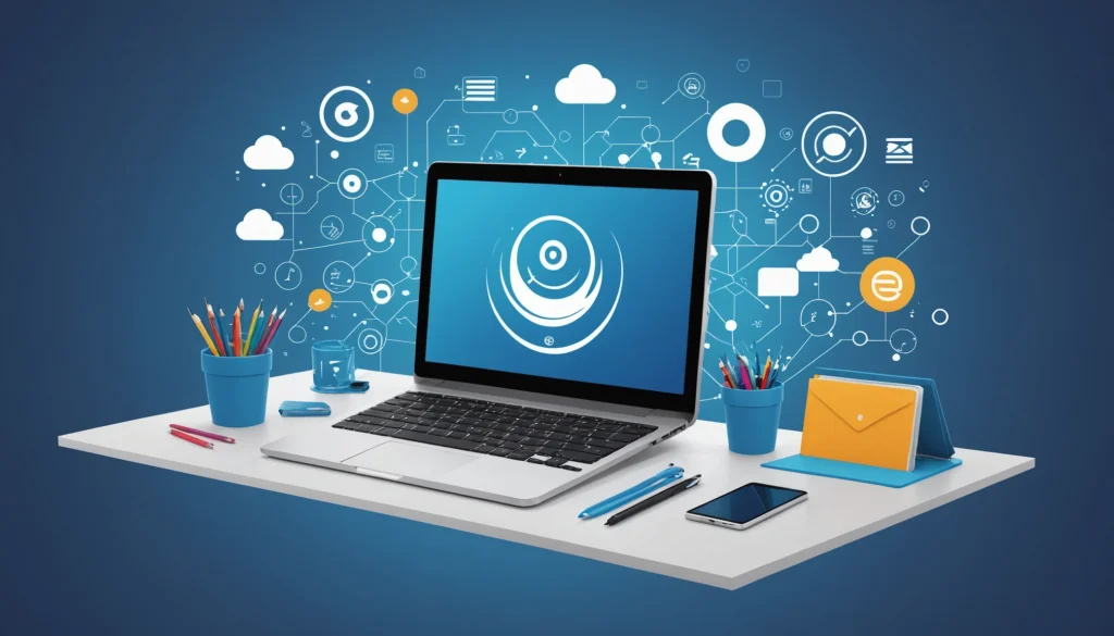 Where to Extract Emails from PDF Directories, Digital art, technology concept, abstract, clean lines, minimalist, corporate blue and white, data visualization, glowing nodes, wordpress, php, html, css