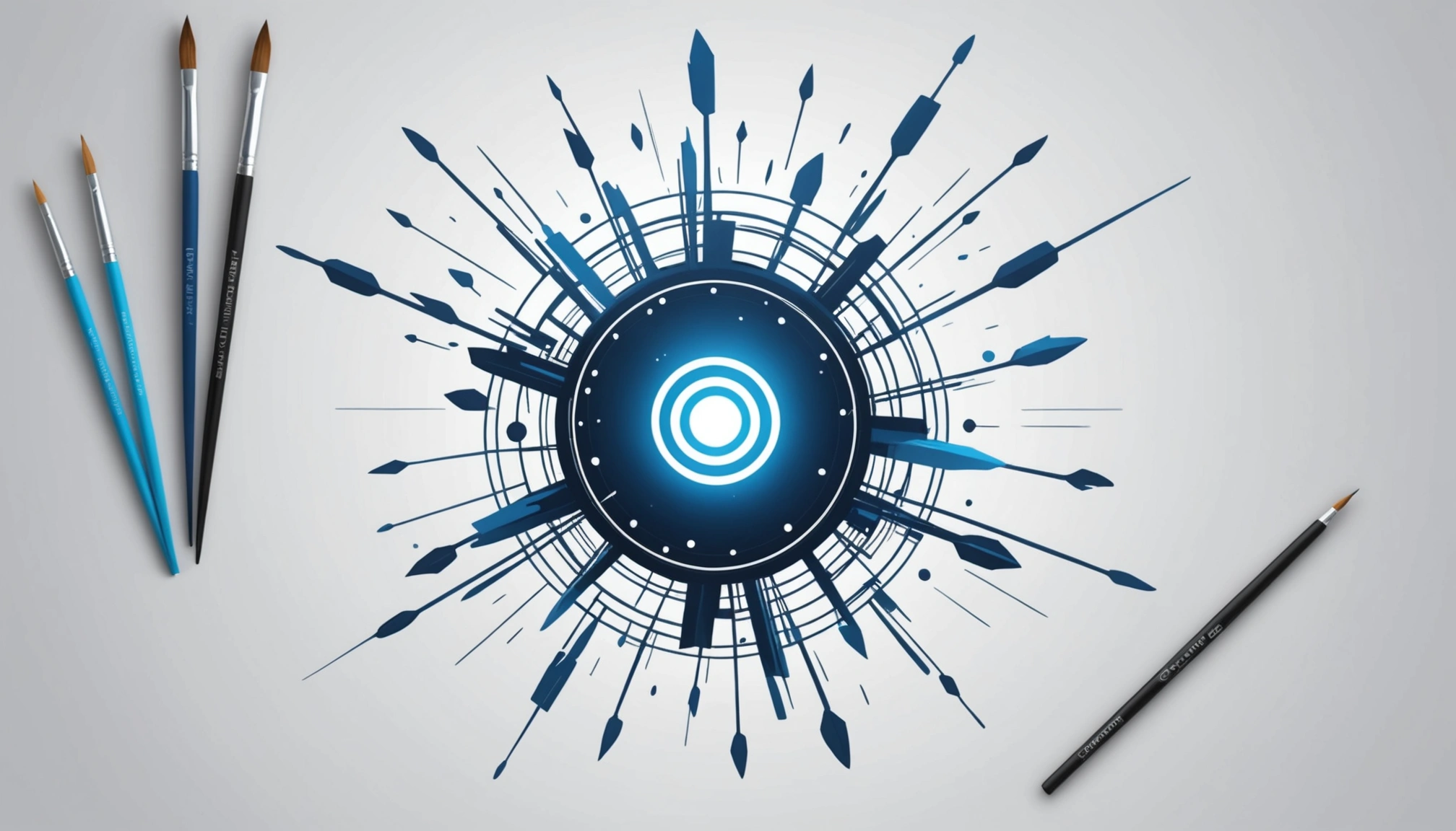 Where to Extract Leads from Instagram Bio Links, Digital art, technology concept, abstract, clean lines, minimalist, corporate blue and white, data visualization, glowing nodes, wordpress, php, html, css