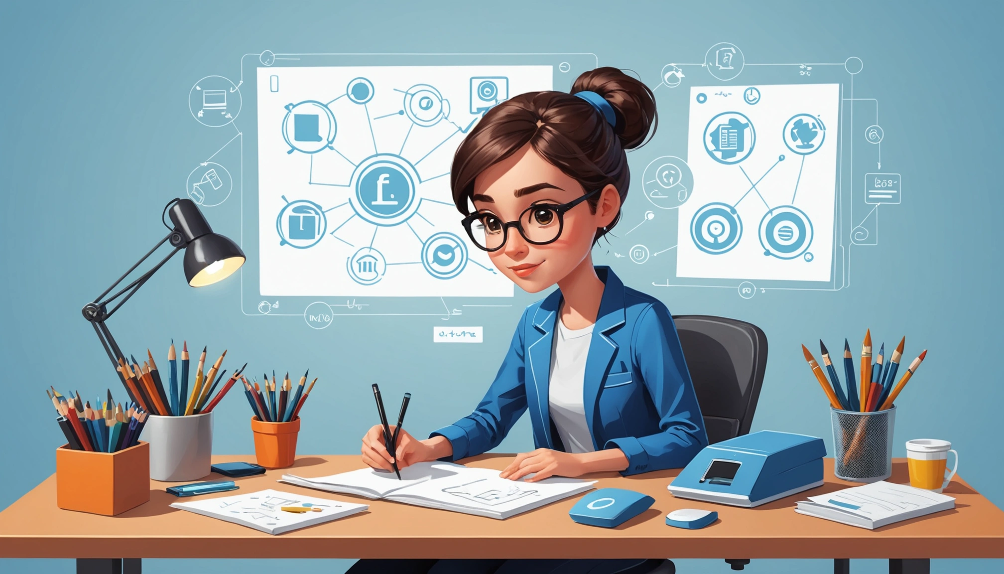Where to Extract Leads from WooCommerce Sites, Digital art, technology concept, abstract, clean lines, minimalist, corporate blue and white, data visualization, glowing nodes, wordpress, php, html, css