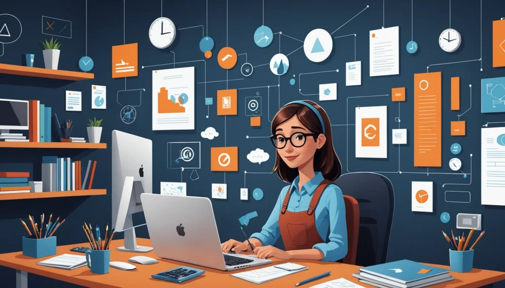 Where to Find Companies Using HubSpot, Digital art, technology concept, abstract, clean lines, minimalist, corporate blue and white, data visualization, glowing nodes, wordpress, php, html, css