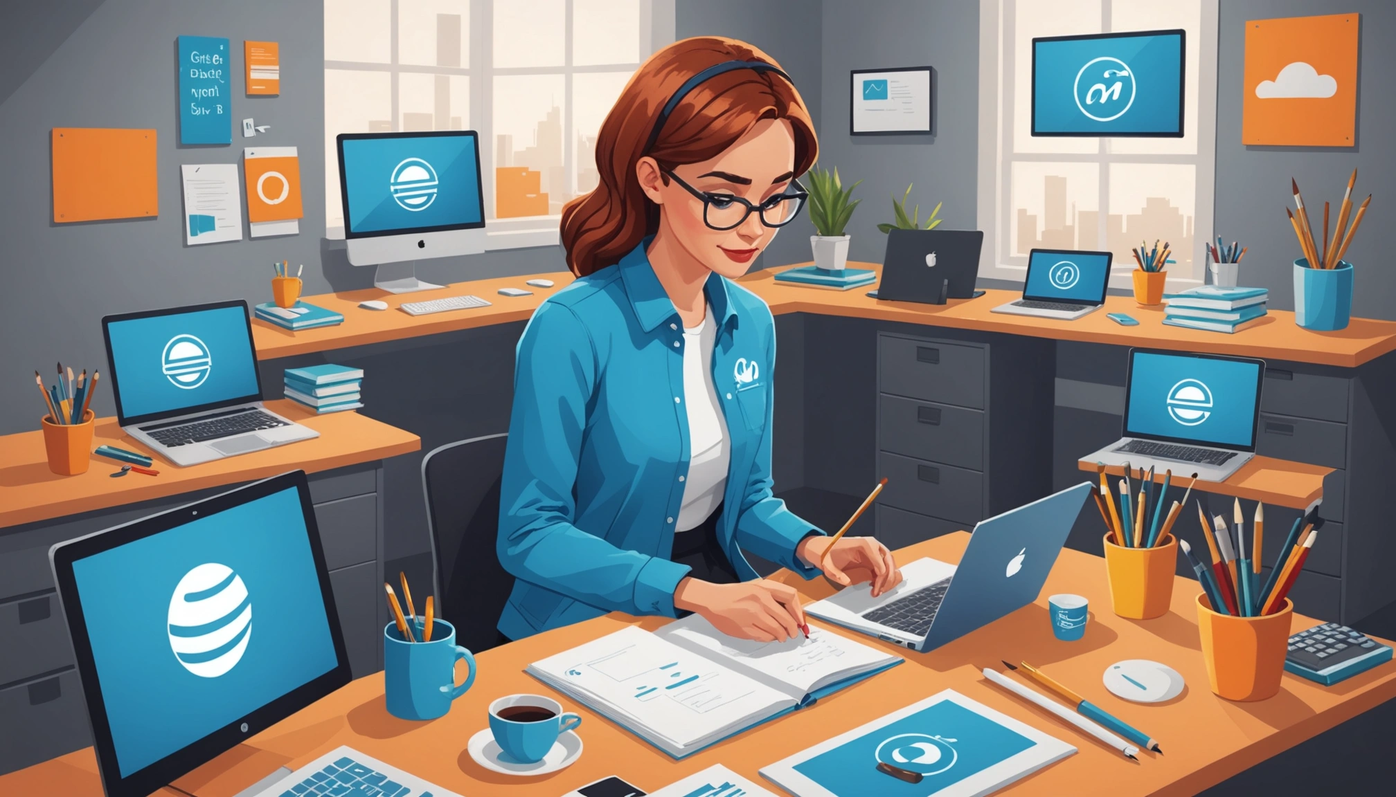 Where to Find Businesses Using Shopify, Digital art, technology concept, abstract, clean lines, minimalist, corporate blue and white, data visualization, glowing nodes, wordpress, php, html, css