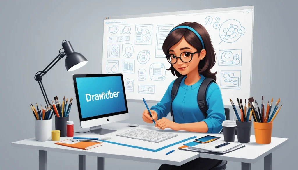 Where to Scrape Designers from Dribbble, Digital art, technology concept, abstract, clean lines, minimalist, corporate blue and white, data visualization, glowing nodes, wordpress, php, html, css