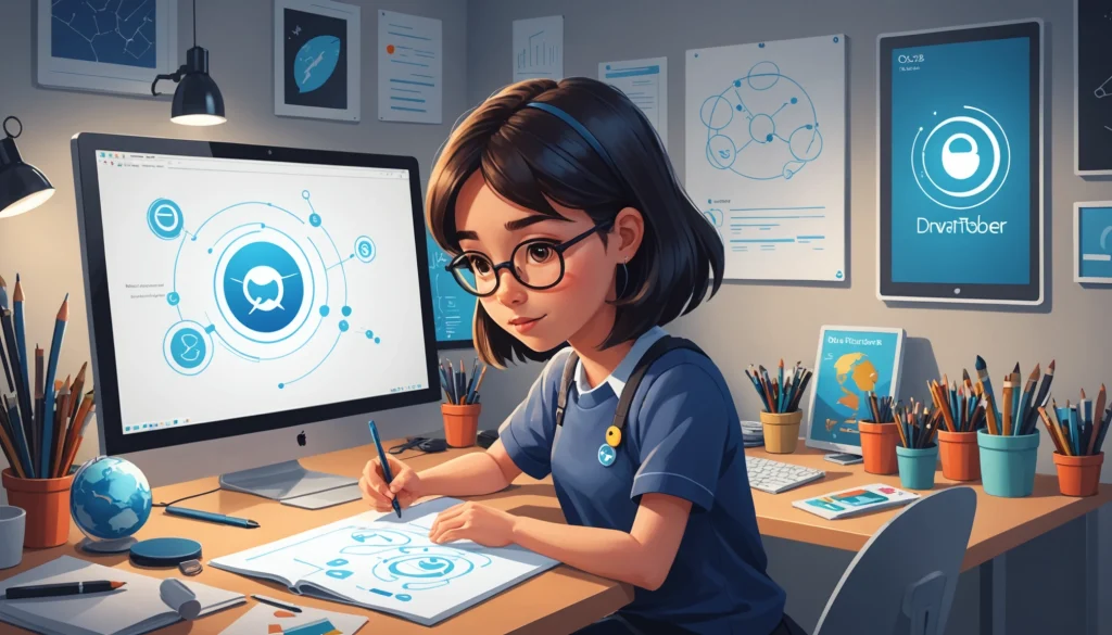 Where to Find Coursera Course Creators, Digital art, technology concept, abstract, clean lines, minimalist, corporate blue and white, data visualization, glowing nodes, wordpress, php, html, css