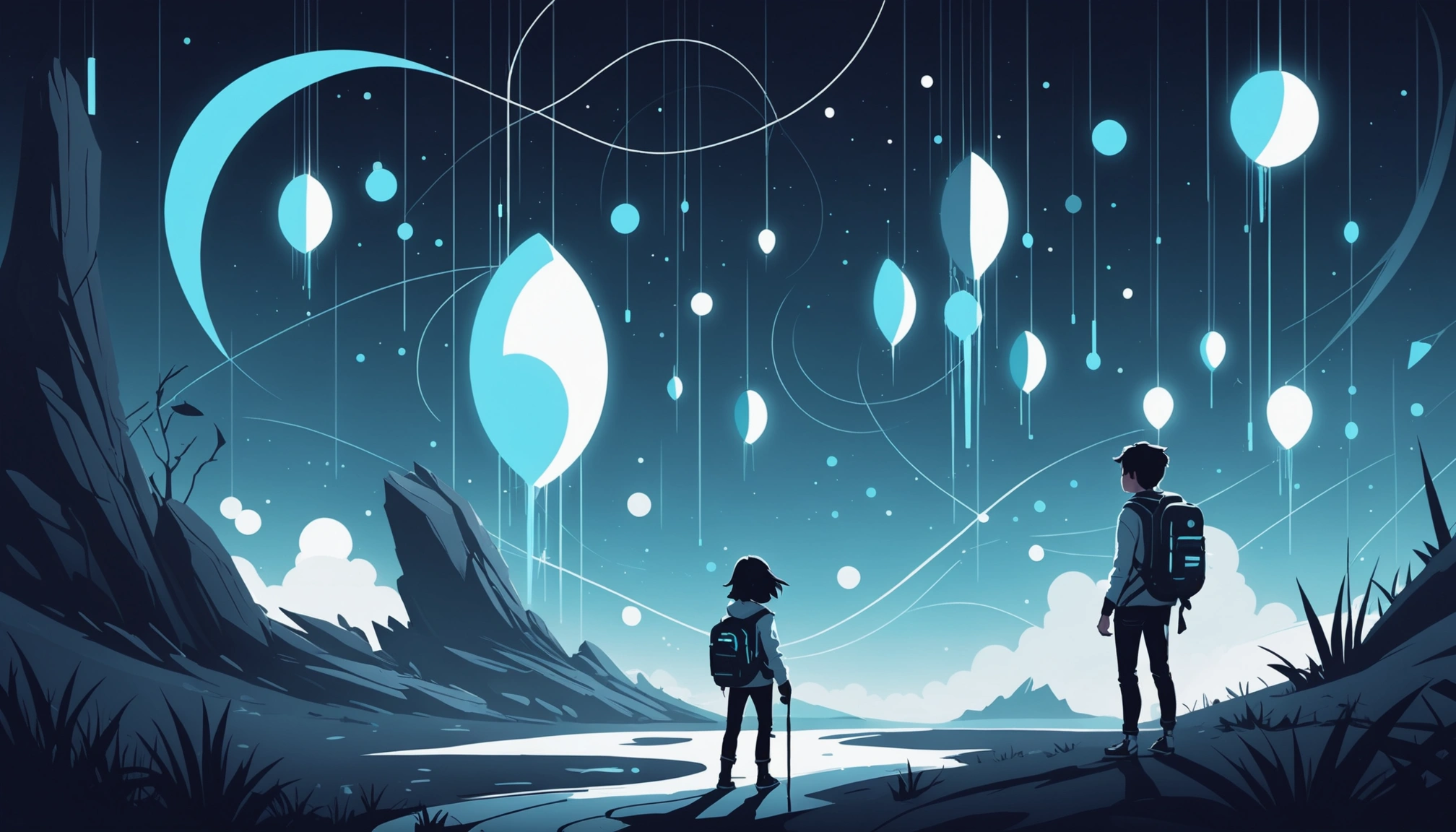 Where to Find Kajabi Users Contact Details, Digital art, technology concept, abstract, clean lines, minimalist, corporate blue and white, data visualization, glowing nodes, wordpress, php, html, css