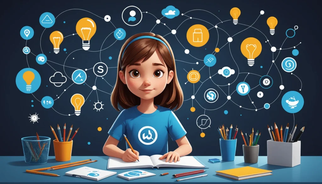 Where to Extract Leads from Medium Writers, Digital art, technology concept, abstract, clean lines, minimalist, corporate blue and white, data visualization, glowing nodes, wordpress, php, html, css