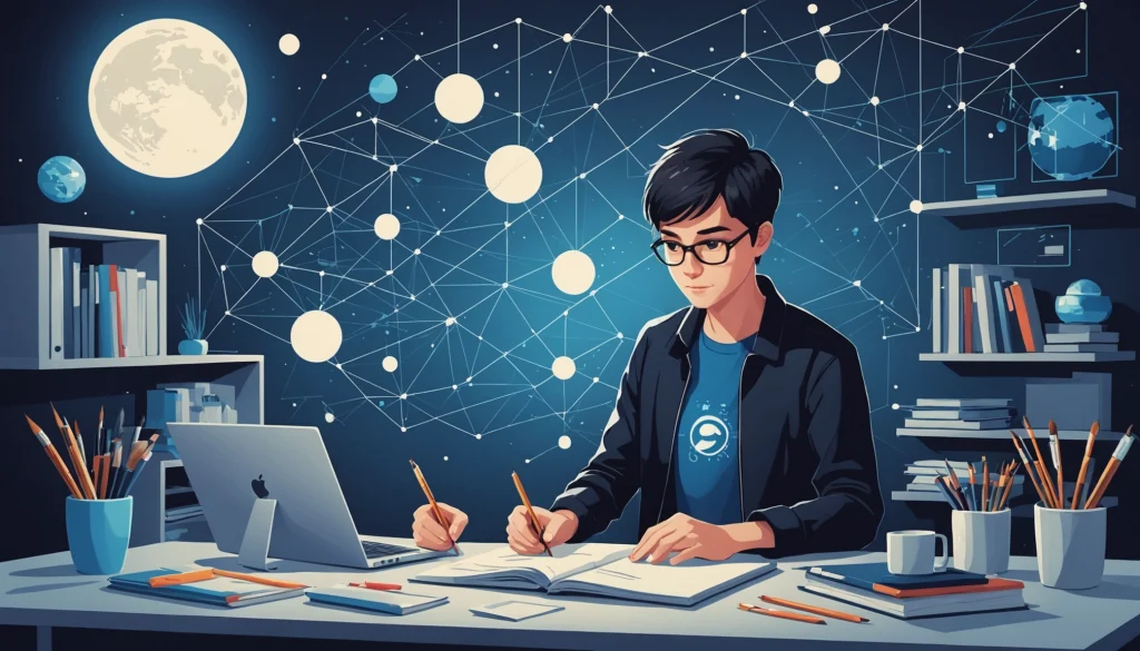 Where to Scrape Bandcamp Artists Emails, Digital art, technology concept, abstract, clean lines, minimalist, corporate blue and white, data visualization, glowing nodes, wordpress, php, html, css