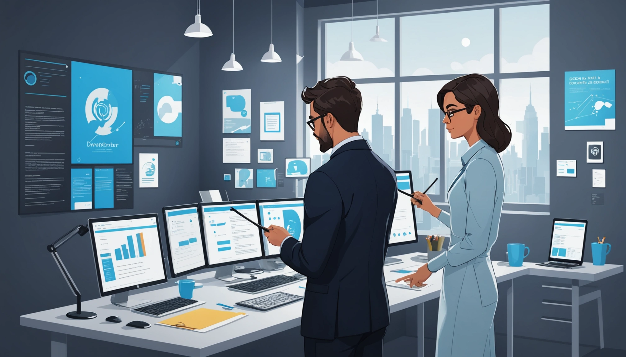 Where to Scrape Wedding Vendors Emails, Digital art, technology concept, abstract, clean lines, minimalist, corporate blue and white, data visualization, glowing nodes, wordpress, php, html, css