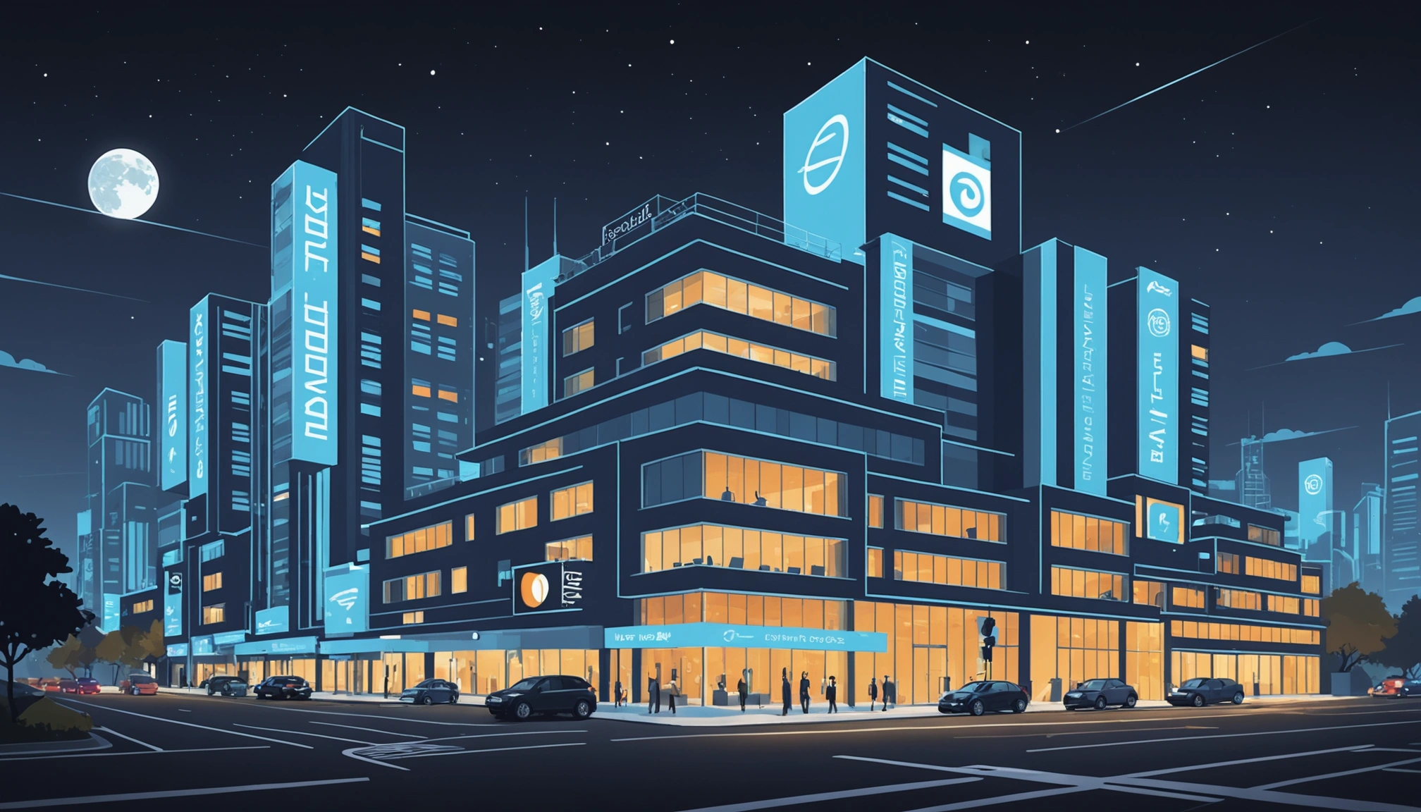 Where to Scrape Hotels and Resorts Emails, Digital art, technology concept, abstract, clean lines, minimalist, corporate blue and white, data visualization, glowing nodes, wordpress, php, html, css